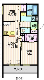 東京都品川区大崎4【マンション】の間取り