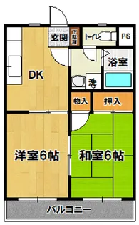 梅園マンション【2階】の間取り