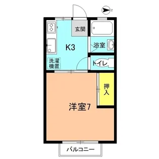 笹尾第10ハイツ【2階】の間取り