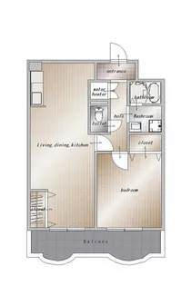 静岡県静岡市葵区昭和町【マンション】の間取り