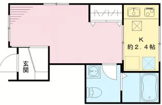コンフォール キザキ【1階】の間取り