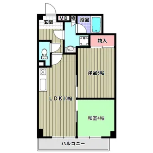 ルー・エーベル常光寺壱番館【2階】の間取り