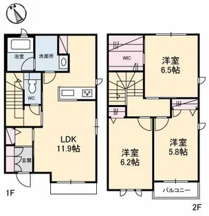 フォレスタKの間取り
