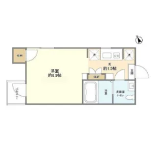 サンメゾン中山【3階】の間取り