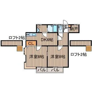 マリンパレット【2階】の間取り