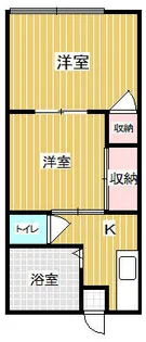 ジョリーコーポ【1階】の間取り