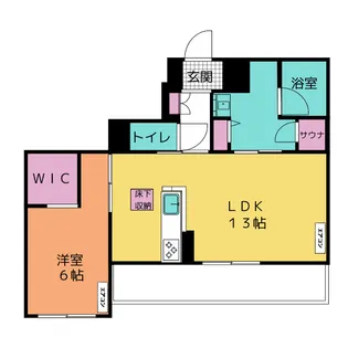 リラフォート【1階】の間取り