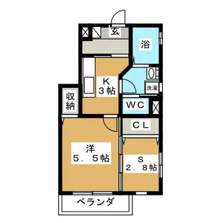 グリーンフィールド葉山A【1階】の間取り