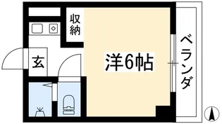 紫野ビル【3階】の間取り