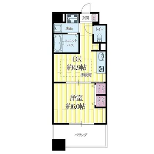 第18関根マンション【8階】の間取り