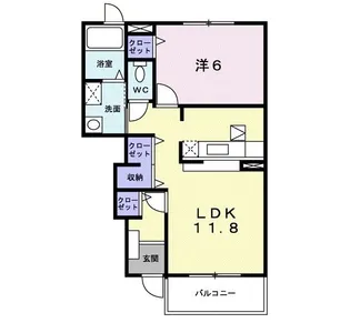 サンリット【1階】の間取り