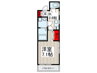 コ-ト・シャトン【2階】の間取り