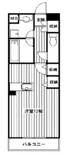 プレ・リヴィエール【3階】の間取り
