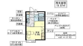レオパレスComfort【2階】の間取り