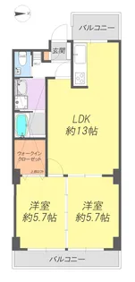 クレールメゾンIV【3階】の間取り
