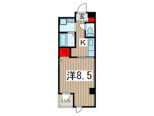 アイランドパレス【3階】の間取り