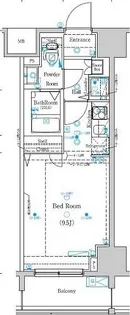 グランシアタワー亀戸【10階】の間取り