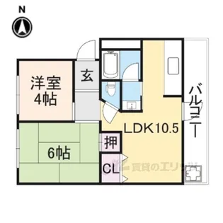 菅原三和マンション【3階】の間取り