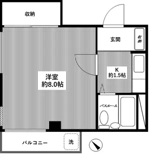 サニーハイツ金子【2階】の間取り