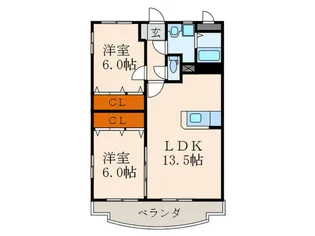 ユーミーマンションスペースGII【3階】の間取り