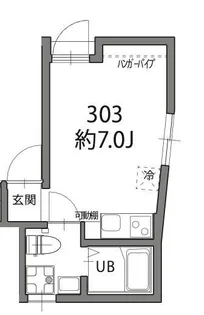 WAKAGIーRESIDENCE【3階】の間取り