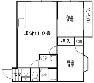 ヴァール・シュテルン【2階】の間取り