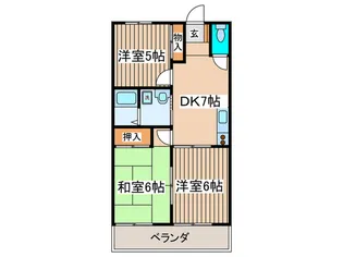 グリーンヒルズ南大泉・B【2階】の間取り