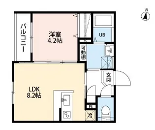 robot home 北浦和II【2階】の間取り