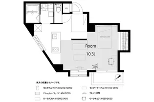 丸嶋キョウエイハイツ上井草【5階】の間取り