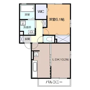 アルブルクロシェットA【1階】の間取り