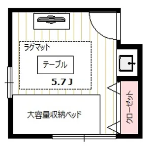 Felicita下北沢【1階】の間取り