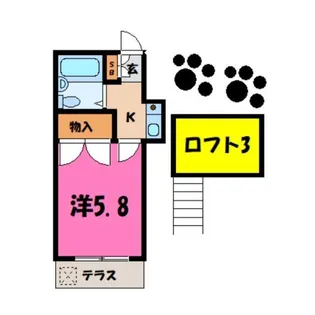 ソレイユ若葉セブンツー(鶴ヶ島市富士見)【1階】の間取り