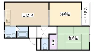 トアベール【2階】の間取り