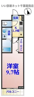 メゾンドール【1階】の間取り
