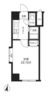 アリビオ百年橋通り【12階】の間取り
