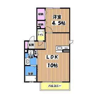 アクシス【2階】の間取り