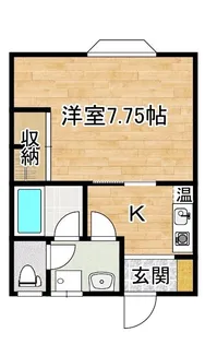 メゾンサンフラワー【2階】の間取り