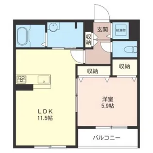 Blossom Court【3階】の間取り
