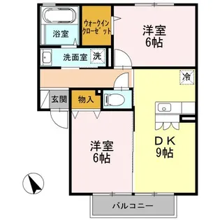 R’セレスト I【2階】の間取り