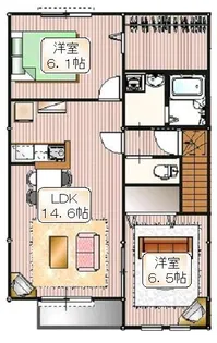 コンフォート・フォレストII【2階】の間取り