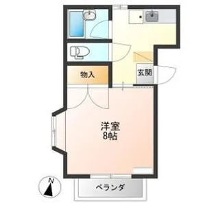 戸祭ハイツ【1階】の間取り