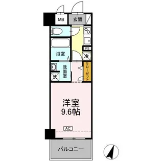セレーノ福山駅前【2階】の間取り