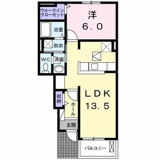 Rock Inn【1階】の間取り