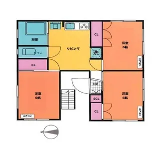 三島マンション【1階】の間取り