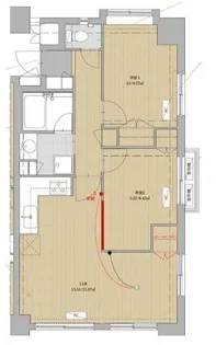 LaSante浦和常盤公園【4階】の間取り