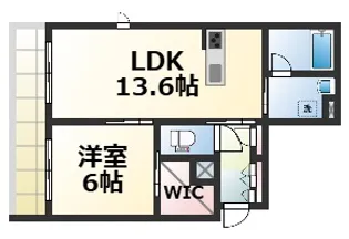 ラピス―ル【1階】の間取り