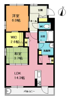 【SHM】シュエット【1階】の間取り