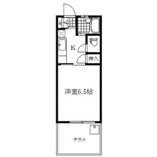 レジデンス北山【1階】の間取り