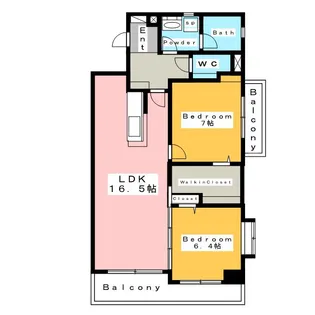サンコート21・NISHIO【1階】の間取り