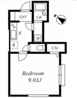 ルイ・コスタ【1階】の間取り